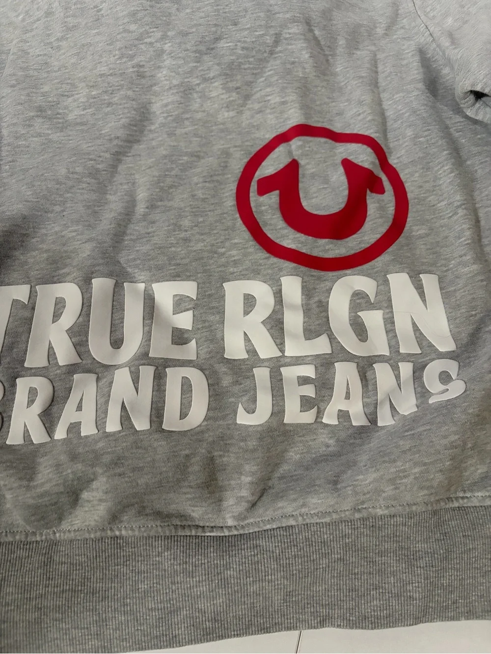 True Religion light gray